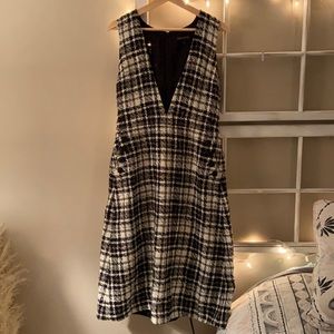 Banana Republic Plaid Midi Dress